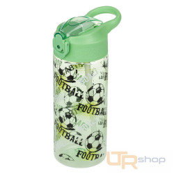 A-35412 tritanová láhev na pití s brčkem Fotbal, 500 ml BAAGL