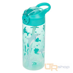 A-35415 tritanová láhev na pití s brčkem Delfín, 500 ml BAAGL