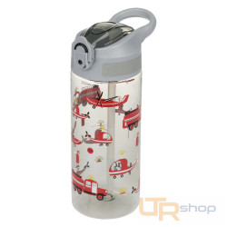 A-35416 tritanová láhev na pití s brčkem Záchranáři, 500 ml BAAGL