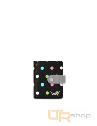 LETTY BLACK malá puntíkatá peněženka na patent Vuch P 12061