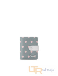 LETTY GREY malá puntíkatá peněženka na patent P12063 Vuch