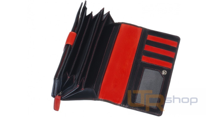 detail SG-09 dámská kožená peněženka Segali