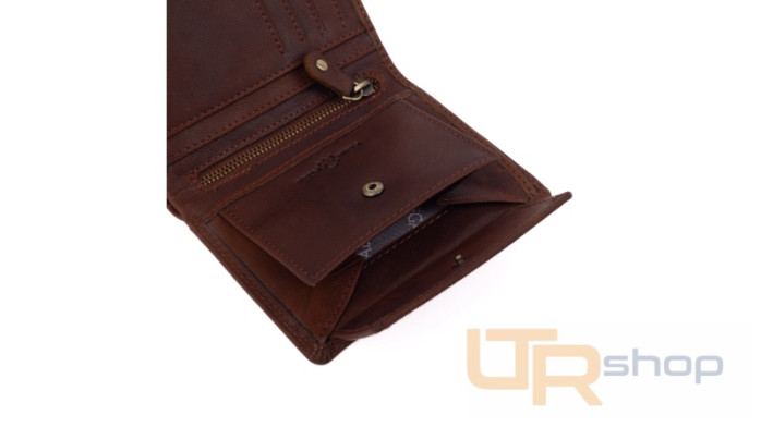 detail 1022 pánská kožená peněženka Segali