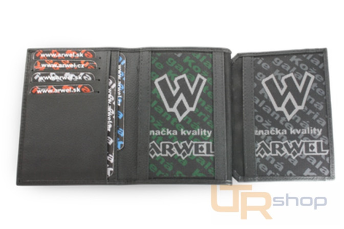 detail 2020 kožené pouzdro na doklady Arwel
