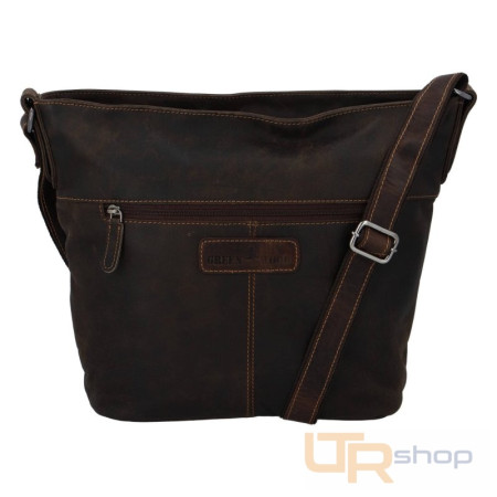 detail 396695 kabelka kožená dámská 1 dlouhé ucho GREEN WOOD