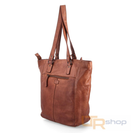 detail NB 2021 kožená shopperka značky Noelia Bolger