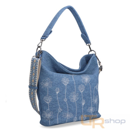 detail 6337 crossbody kabelka s květinovým vzorem Indee