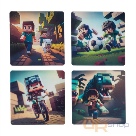 detail ENDY 24015 školní batoh Topgal Minecraft World