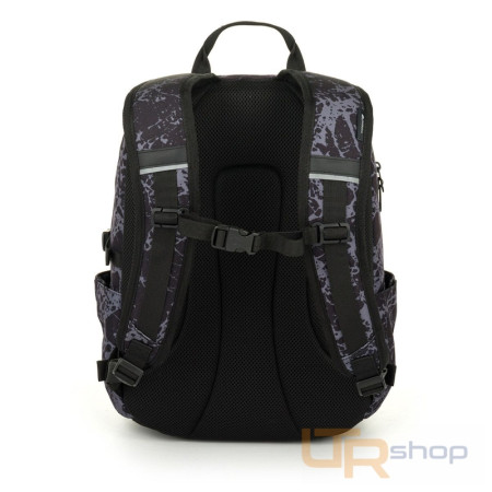 detail VIKI 25035 B studentský batoh s šedým vzorem Topgal