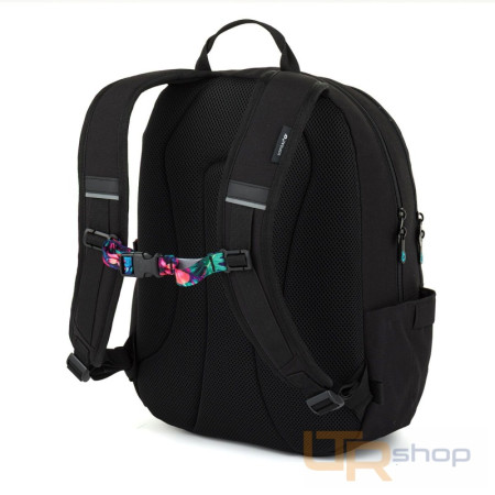 detail VIKI 26035 studentský batoh s tropickými popruhy Topgal