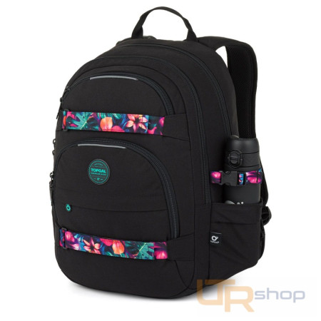 detail VIKI 26035 studentský batoh s tropickými popruhy Topgal