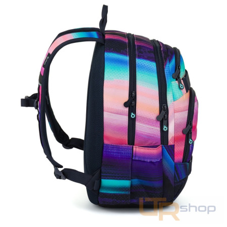 detail VIKI 26038 studentský batoh Barevný gradient Topgal