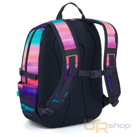 detail VIKI 26038 studentský batoh Barevný gradient Topgal