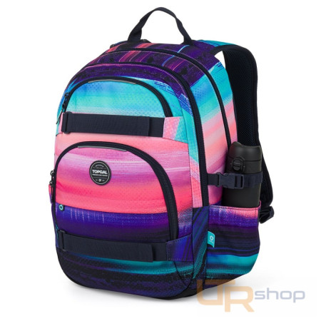 detail VIKI 26038 studentský batoh Barevný gradient Topgal