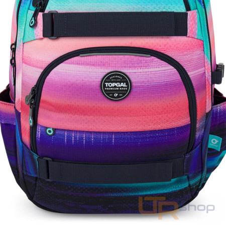 detail VIKI 26038 studentský batoh Barevný gradient Topgal