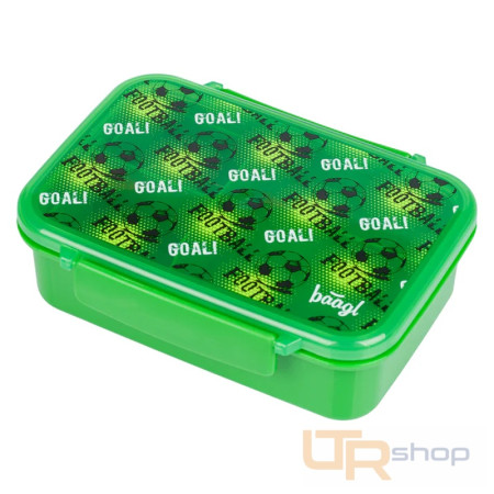 detail A-34480 box na svačinu s přihrádkami Fotbal BAAGL