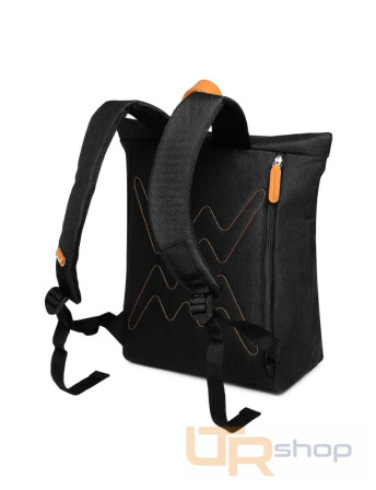 detail GLENN TC Black velký a odolný cestovní batoh Vuch P 13332