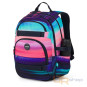 náhled VIKI 26038 studentský batoh Barevný gradient Topgal