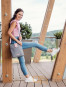 náhled VIGO GREY crossbody látková kabelka P11896
