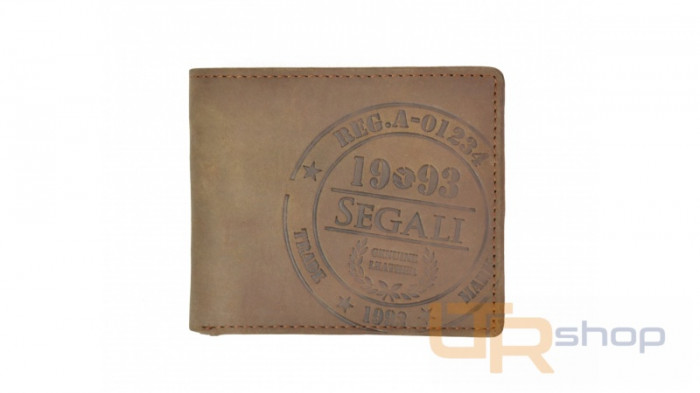 detail 614827A pánská kožená peněženka Segali