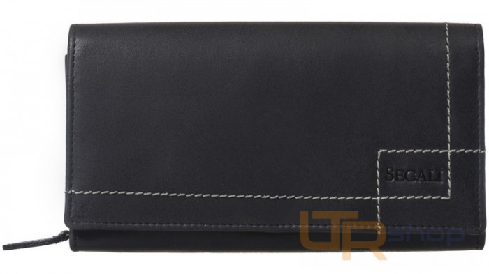 detail SG-07 dámská kožená peněženka Segali