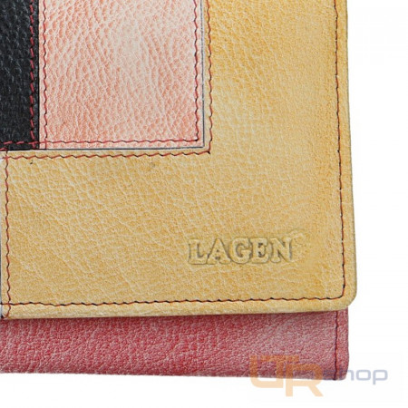 detail V-17/DiR kožená dámská peněženka LAGEN