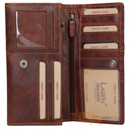 detail PWL-388/M peněženka dámská kožená LAGEN