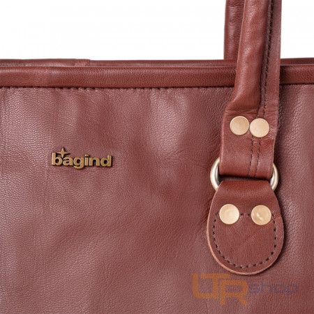detail BELKA kožená taška Bagind