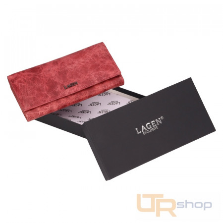 detail LG-2164 kožená dámská peněženka LAGEN