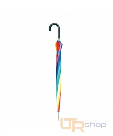 detail 71530R deštník Derby Golf Regenbogen 16 barev